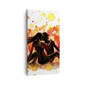 Vászonkép - És világosság lett - 55x100 cm