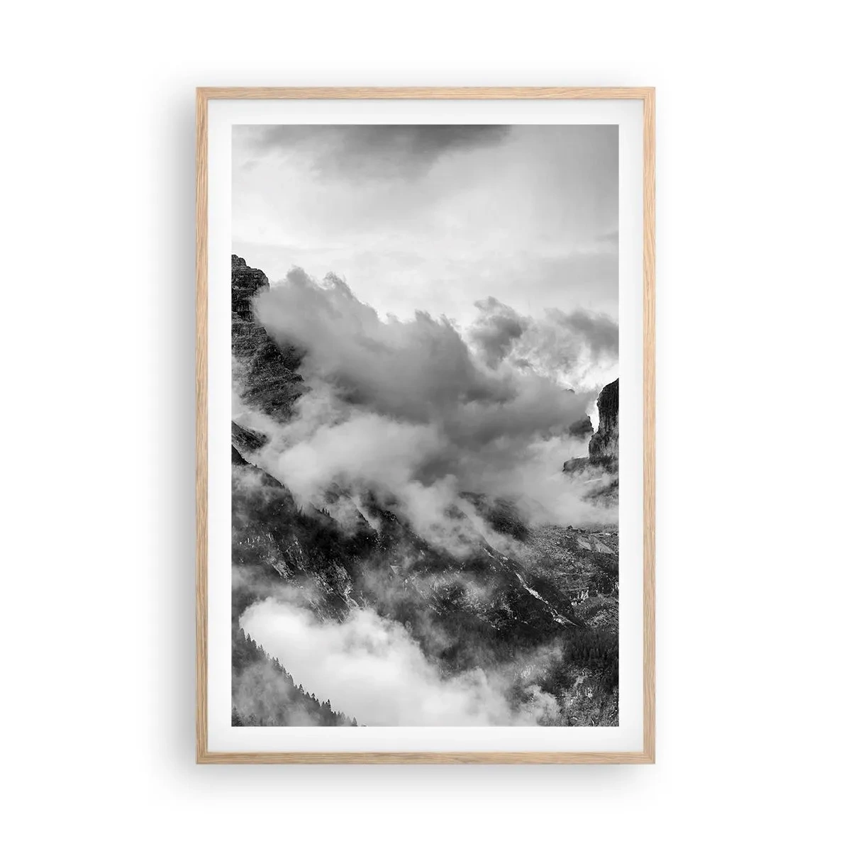 Poszter világos tölgy keretben - Gyönyörű és kegyetlen - 61x91 cm