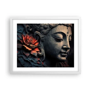 Poszter fekete keretben - Összhangban a világgal - 50x40 cm