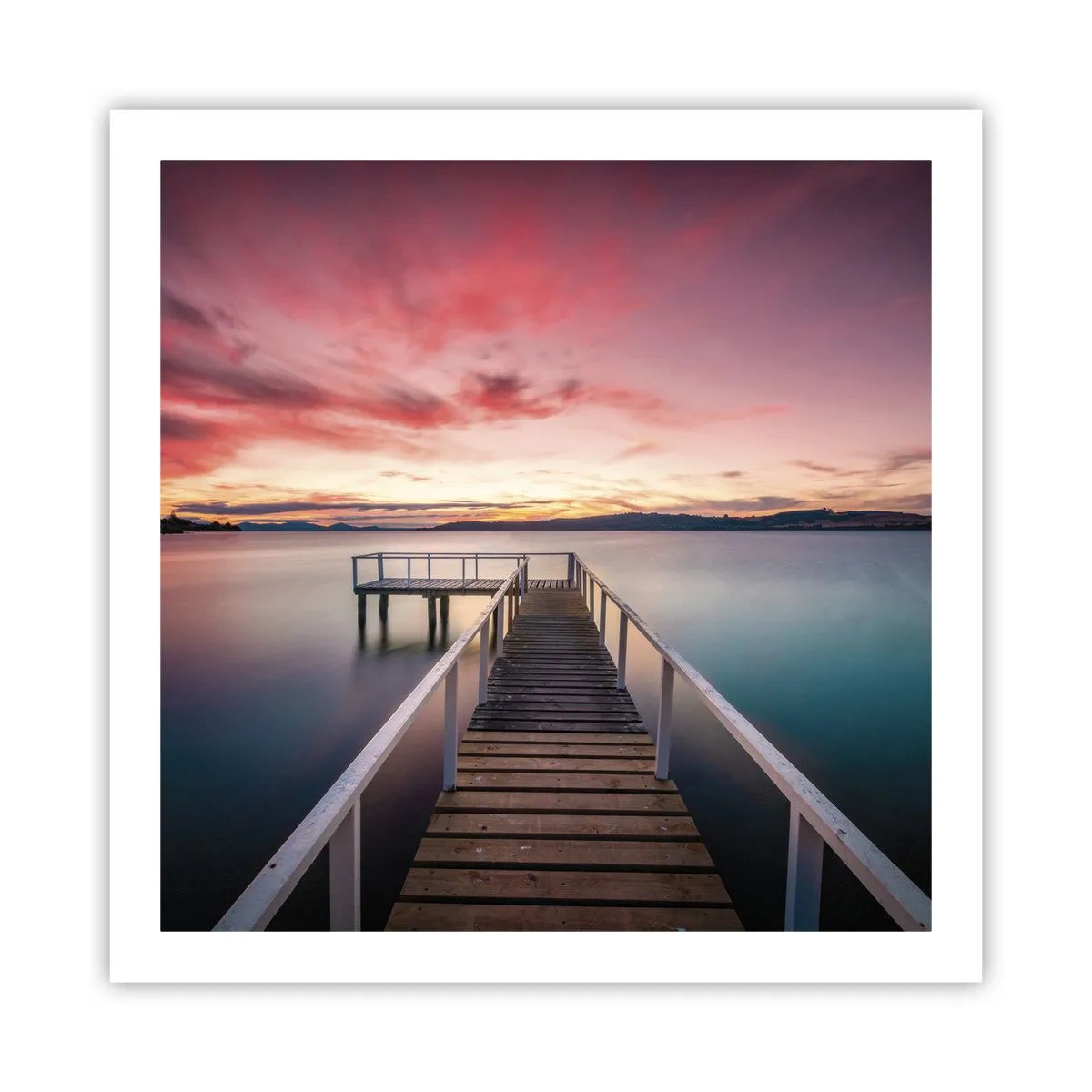 Poszter - Az este szelíd lángja - 60x60 cm