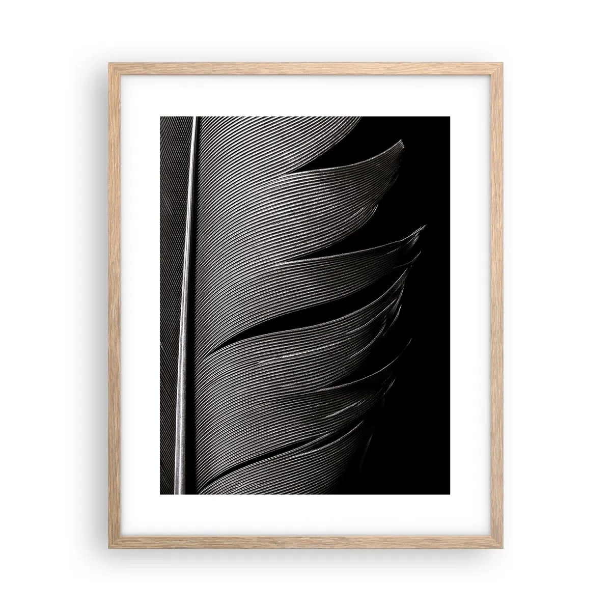 Poszter világos tölgy keretben - Toll - egy csodálatos konstrukció - 40x50 cm