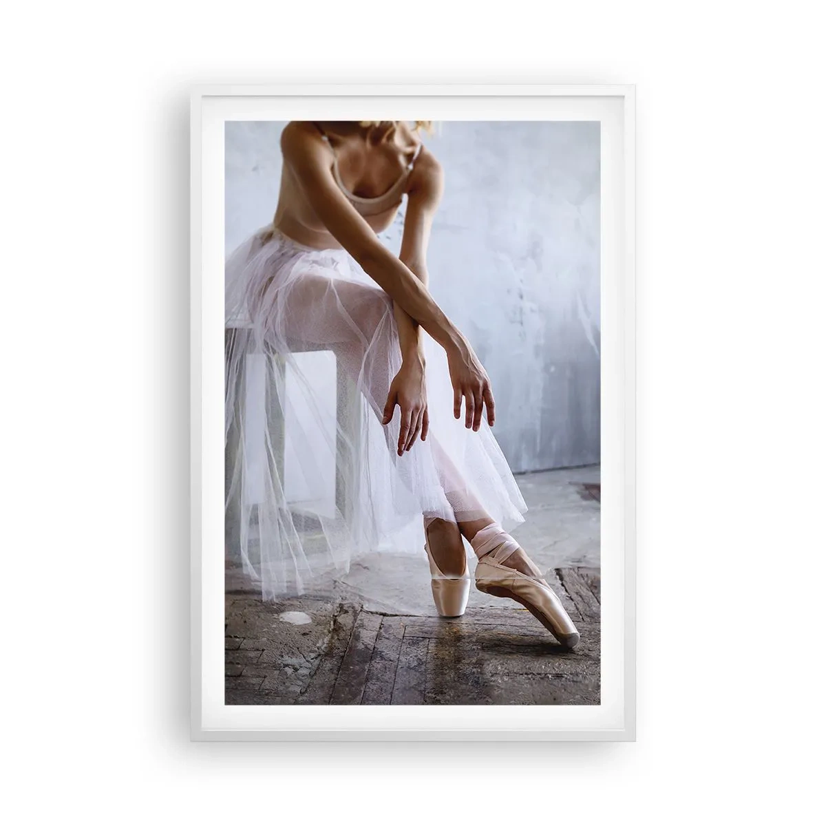 Poszter fekete keretben - Mielőtt a rámpa fényei kigyúlnak - 61x91 cm