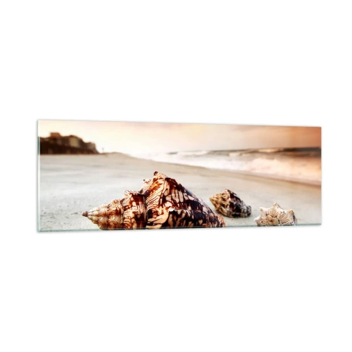 Üveg kép - A hullámok kitaszítottjai - 90x30 cm
