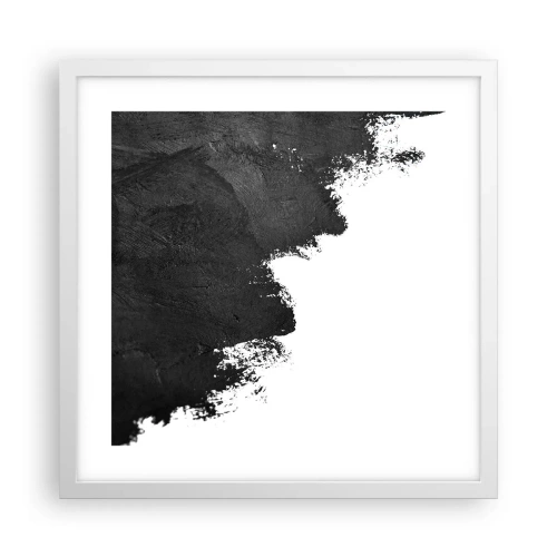 Poszter fekete keretben - Elemek: föld - 40x40 cm