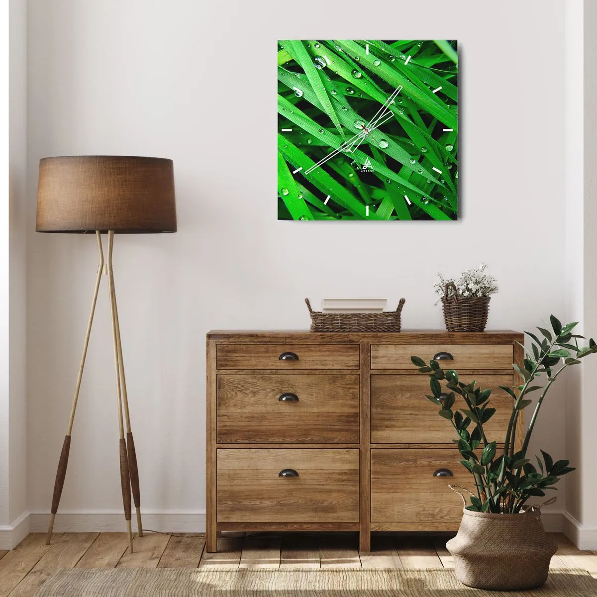 Falióra, Óra - Játssz zöldet - 30x30 cm