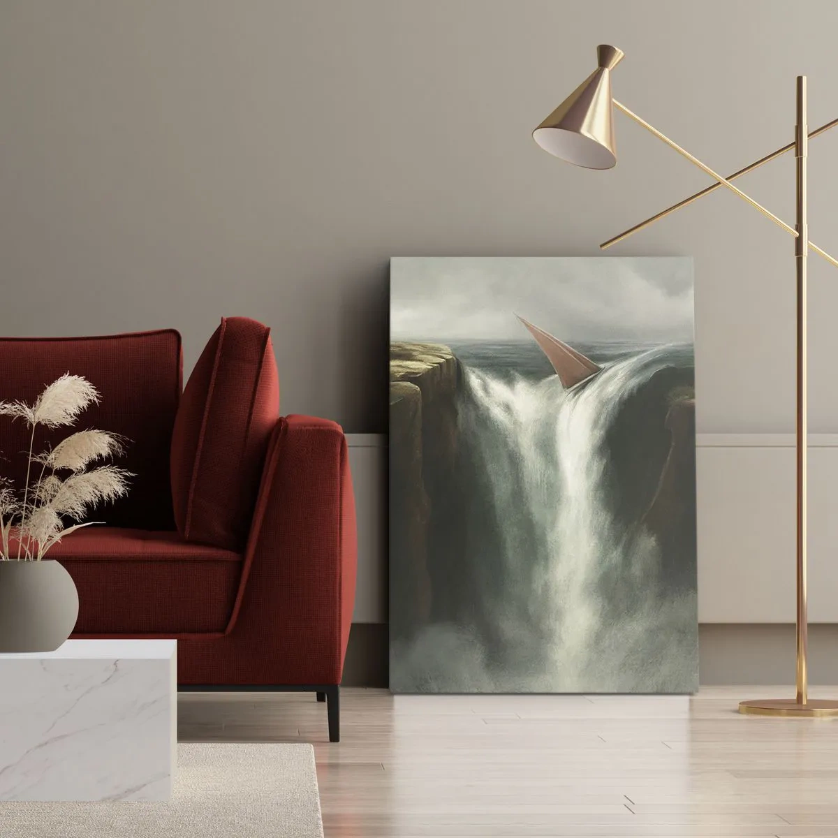 Vászonkép - Az élet óvatossága - 45x80 cm