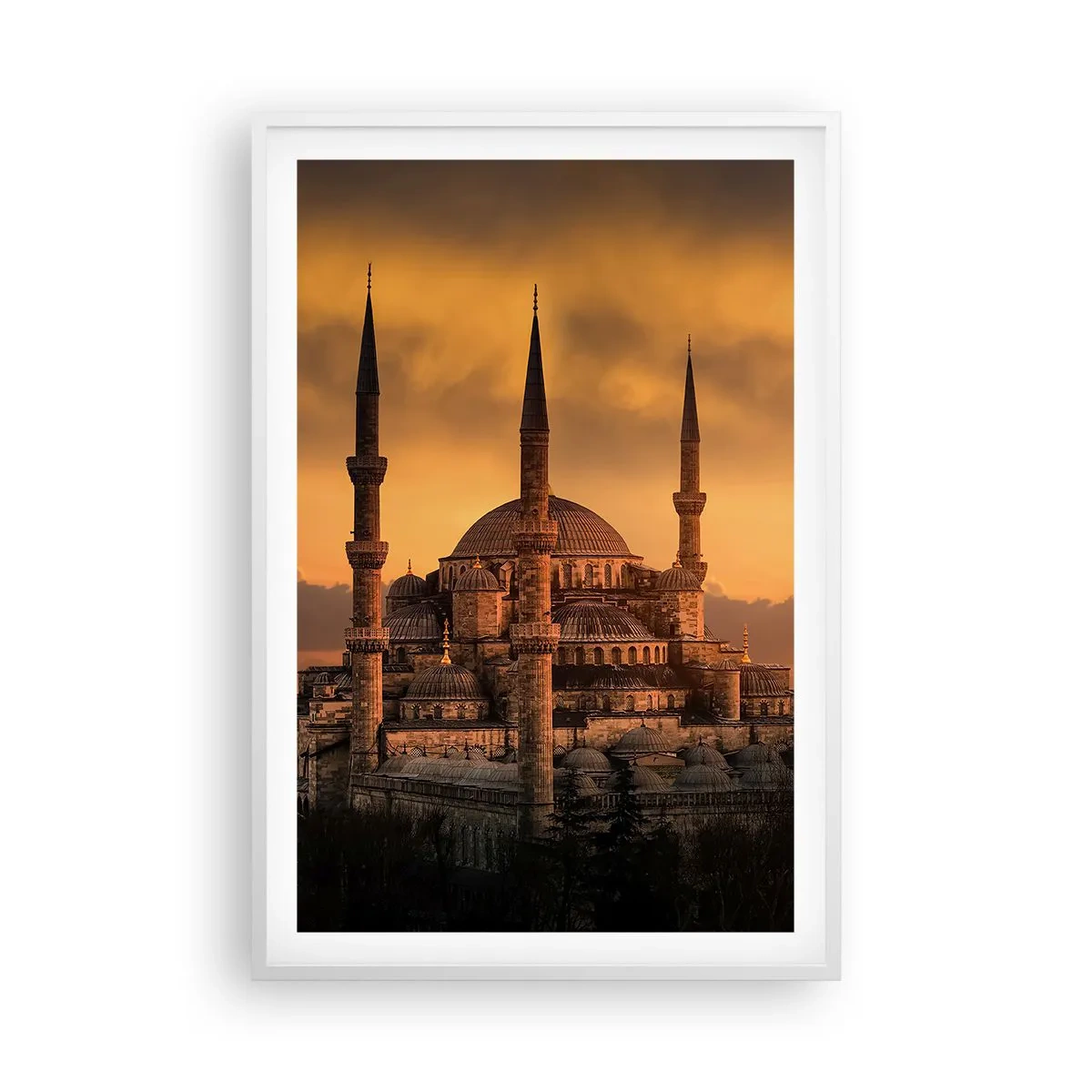 Poszter fekete keretben - Isten hatalmas - 61x91 cm