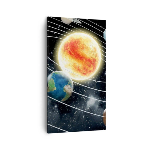 Vászonkép - Kozmikus tánc - 45x80 cm