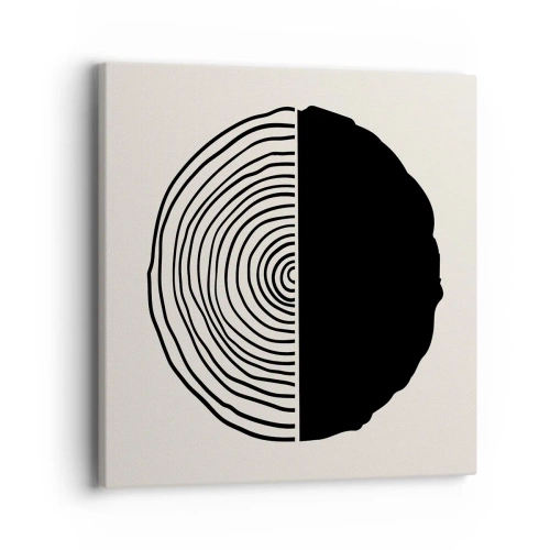 Vászonkép - Fele fele - 40x40 cm