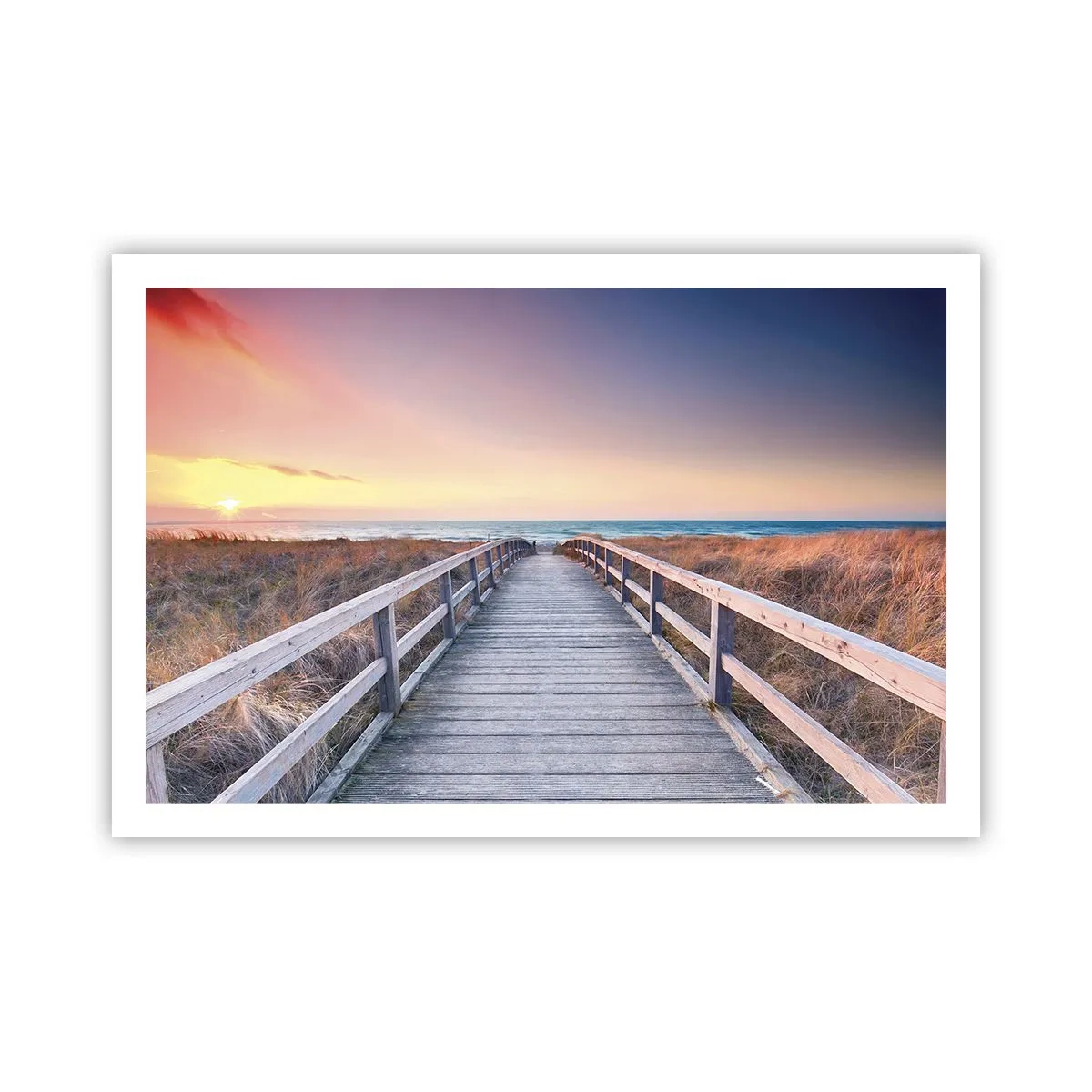 Poszter - Balti esti aurora - 91x61 cm