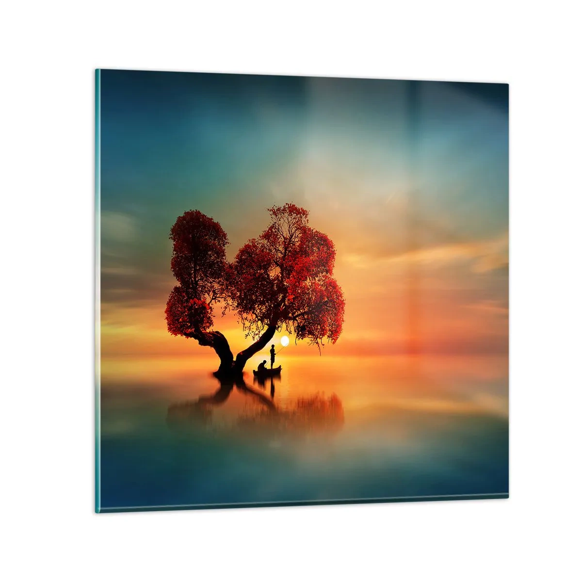 Üveg kép - A világtalanság csendje és az eltávoldotak - 40x40 cm