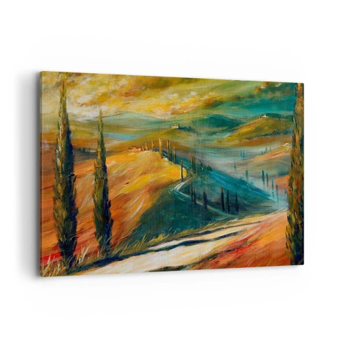 Vászonkép - Toszkán táj - 120x80 cm