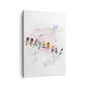 Vászonkép - Szárnyas találkozó - 50x70 cm