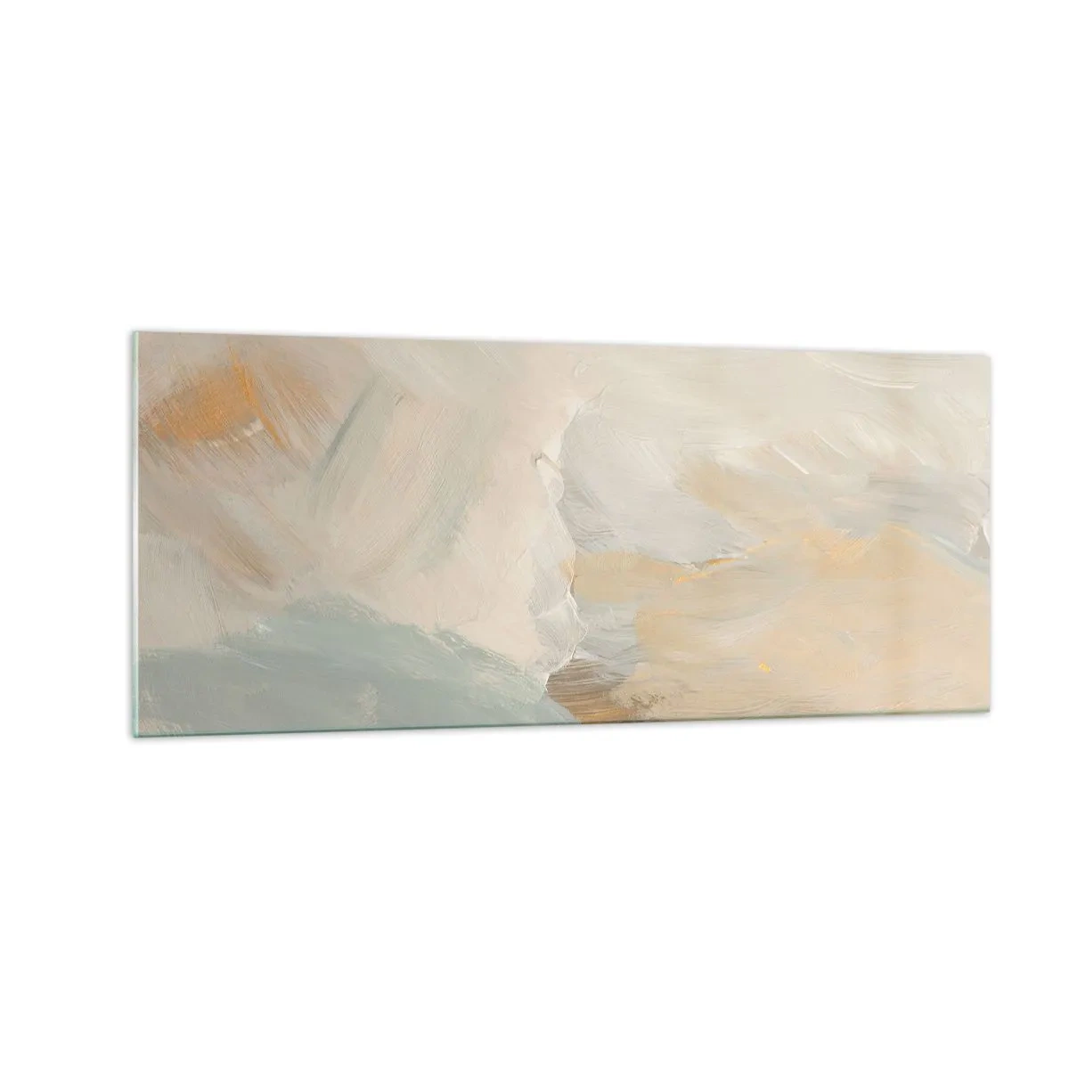 Üveg kép - Absztrakció - a szelídség földje - 100x40 cm