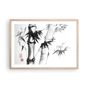 Poszter világos tölgy keretben - Közelkép a keletről - 70x50 cm