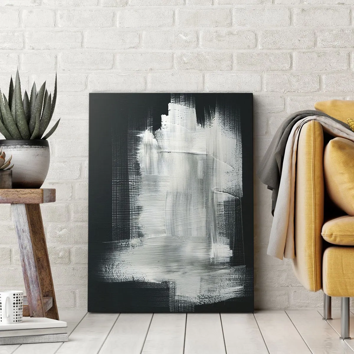 Vászonkép - Függőlegből és vízszintből szőtt - 50x70 cm