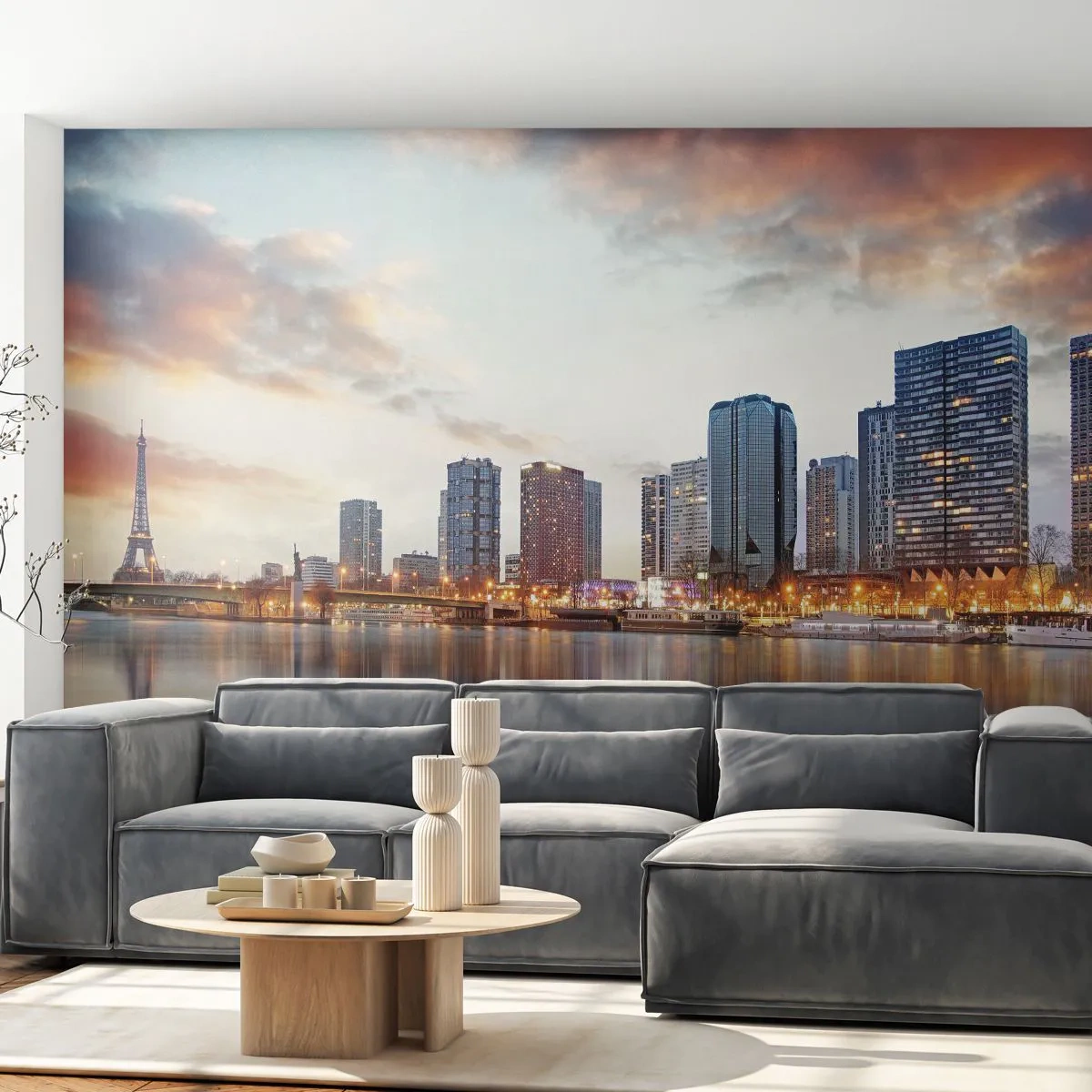 Fotótapéta Standard Eco - Párizs monumentális nyugalma - Város, Párizs, Eiffel-torony - 200x140 cm