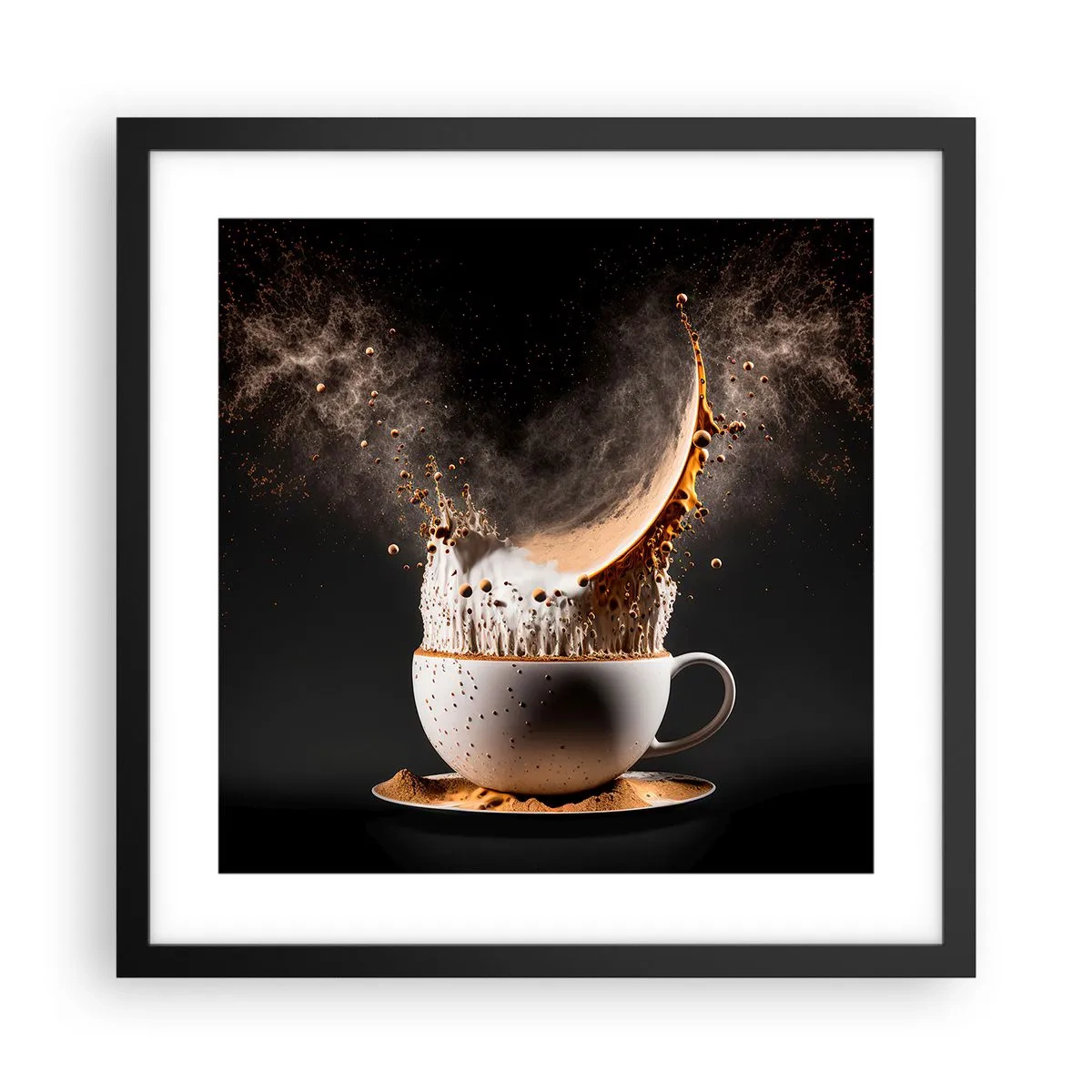 Poszter fehér keretben - Ízrobbanás - 40x40 cm