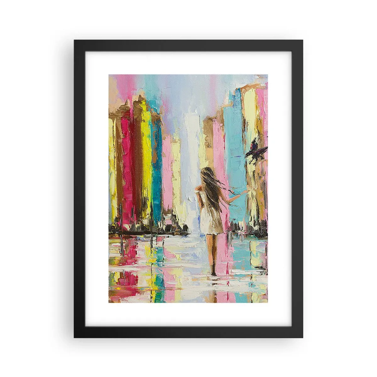 Poszter fehér keretben - Kövessél - 30x40 cm