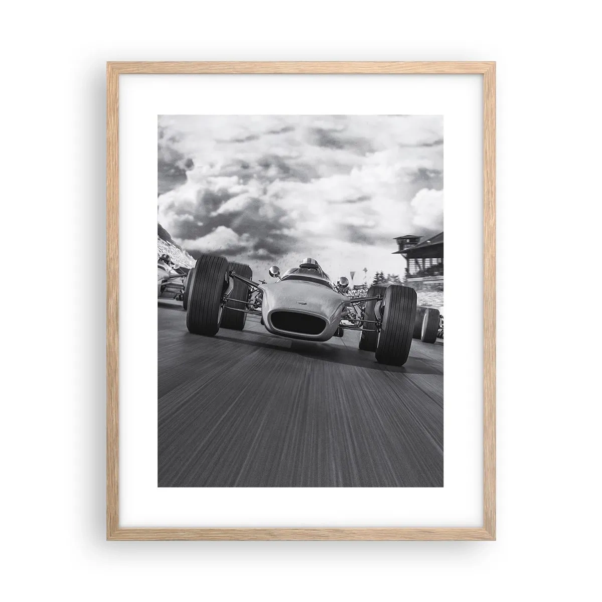 Poszter világos tölgy keretben - Van erő! - 40x50 cm