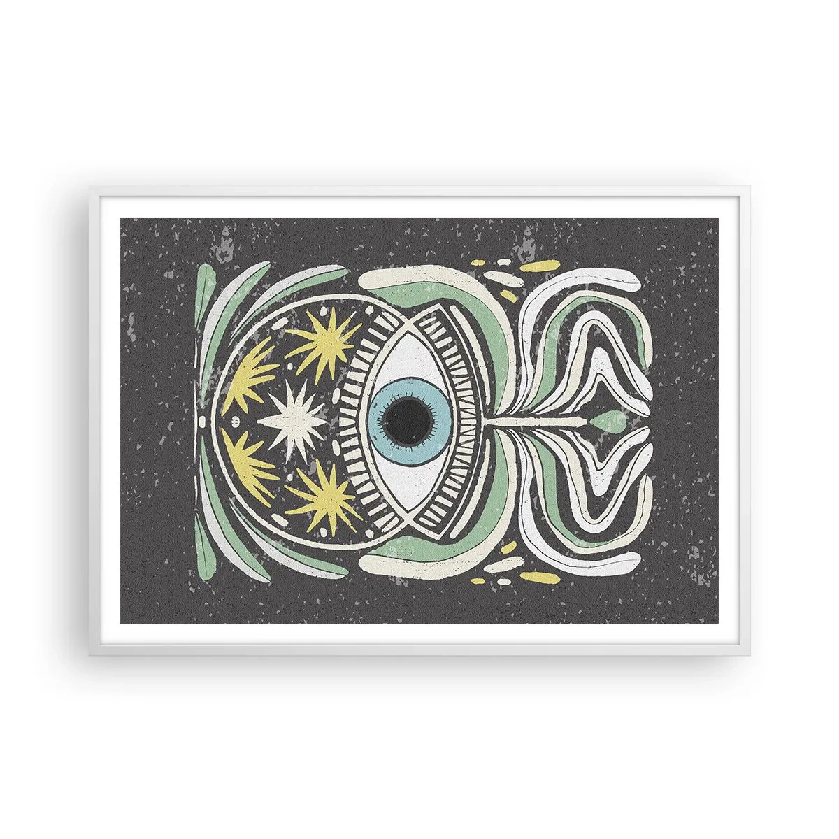 Poszter fekete keretben - Törzsi rituálék - 100x70 cm