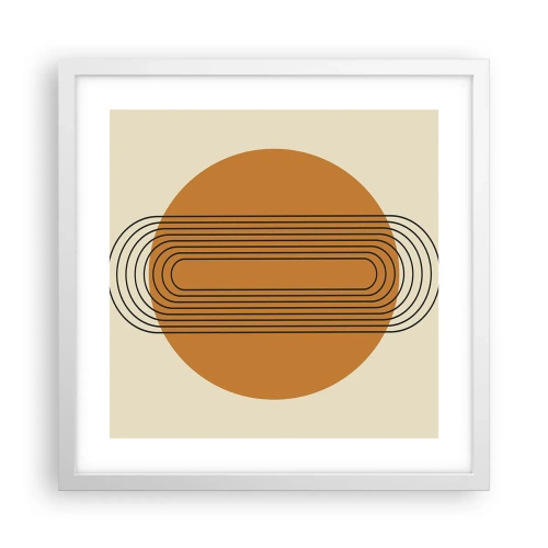 Poszter fekete keretben - Tökéletes terv - 40x40 cm