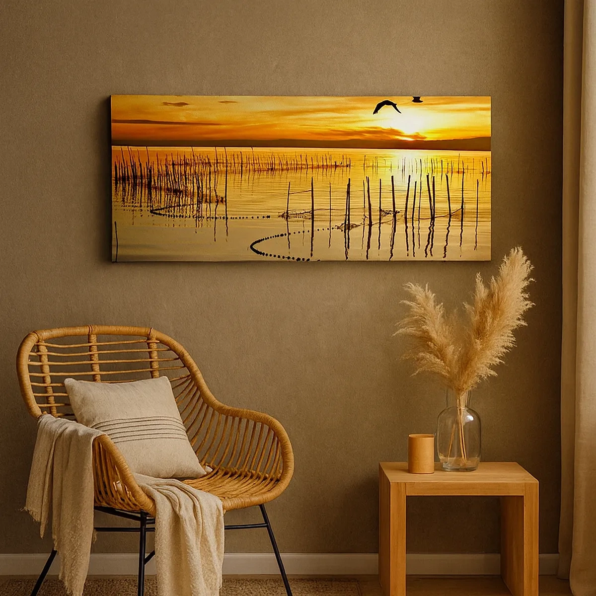 Vászonkép - A halászaton - 30x30 cm