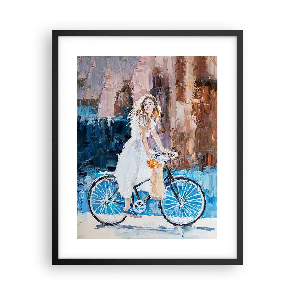 Poszter fehér keretben - Reggeli öröm - 40x50 cm