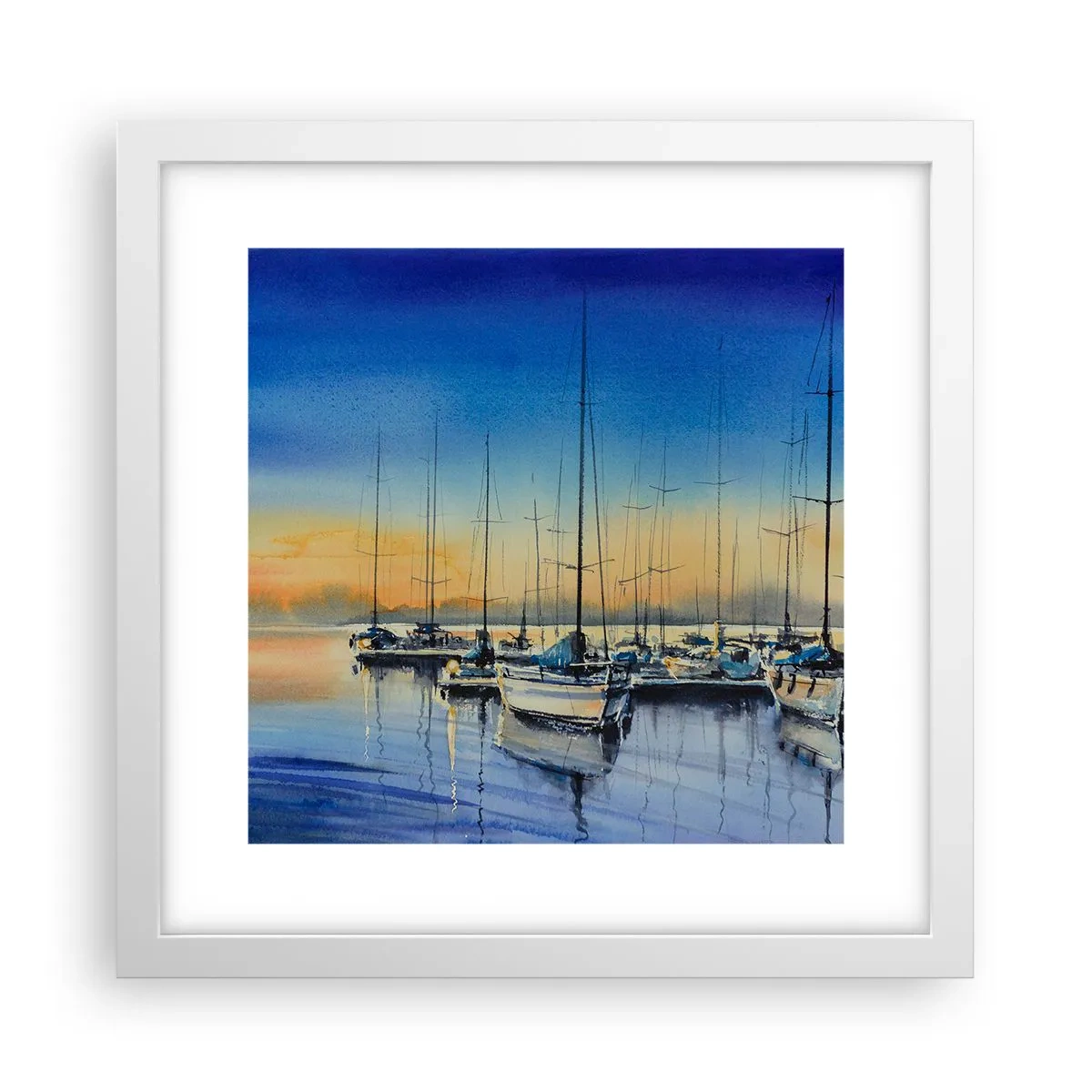 Poszter fekete keretben - Egy szép nap vége - 30x30 cm