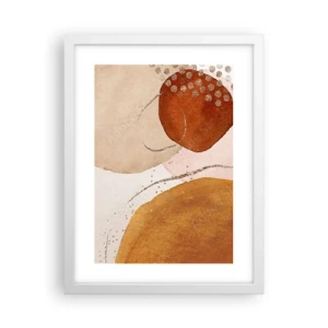 Poszter fekete keretben - Gömbölyűség és mozgás - 30x40 cm