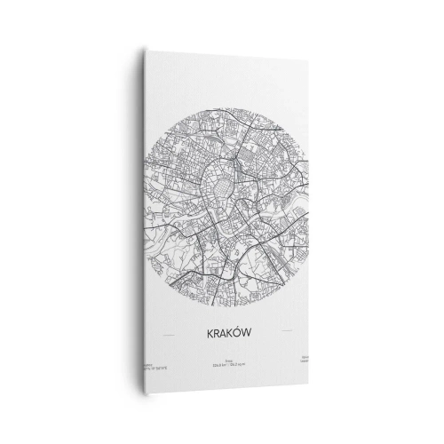 Vászonkép - Krakkó anatómiája - 65x120 cm