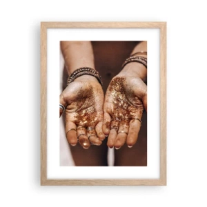 Poszter világos tölgy keretben - Ajándék neked - 30x40 cm