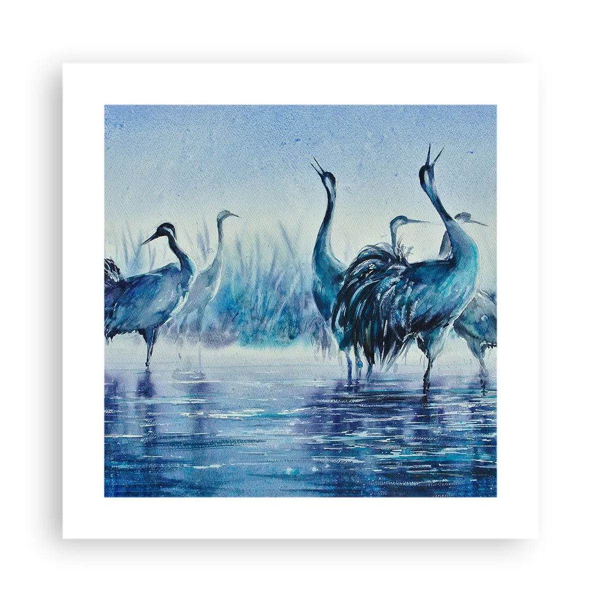 Poszter - Reggeli találkozás - 40x40 cm