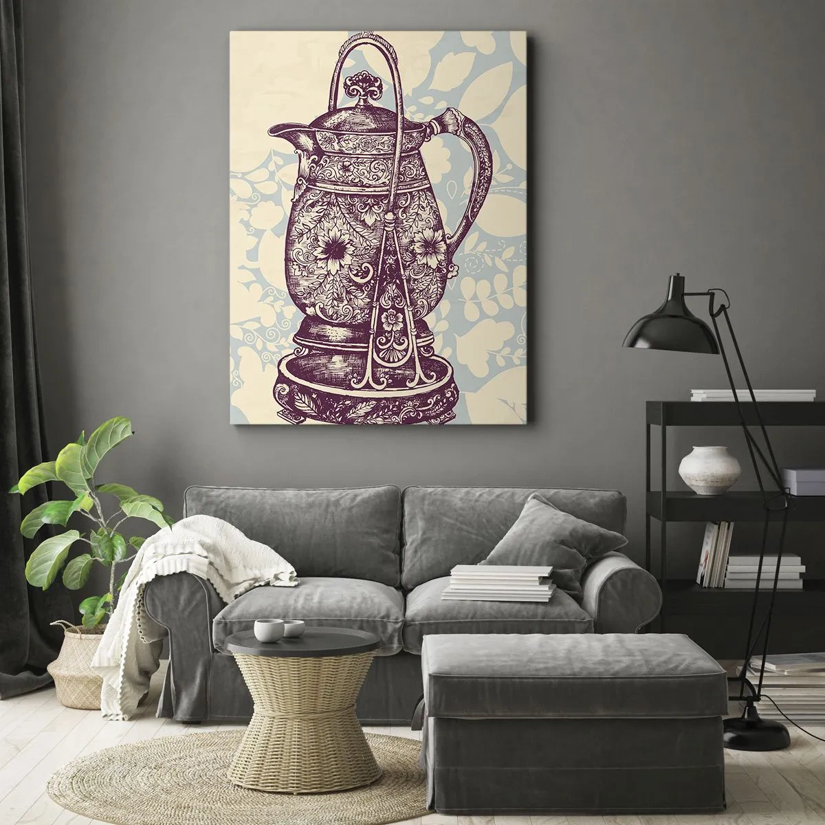 Vászonkép - A mindennapi élet szépsége - 65x120 cm