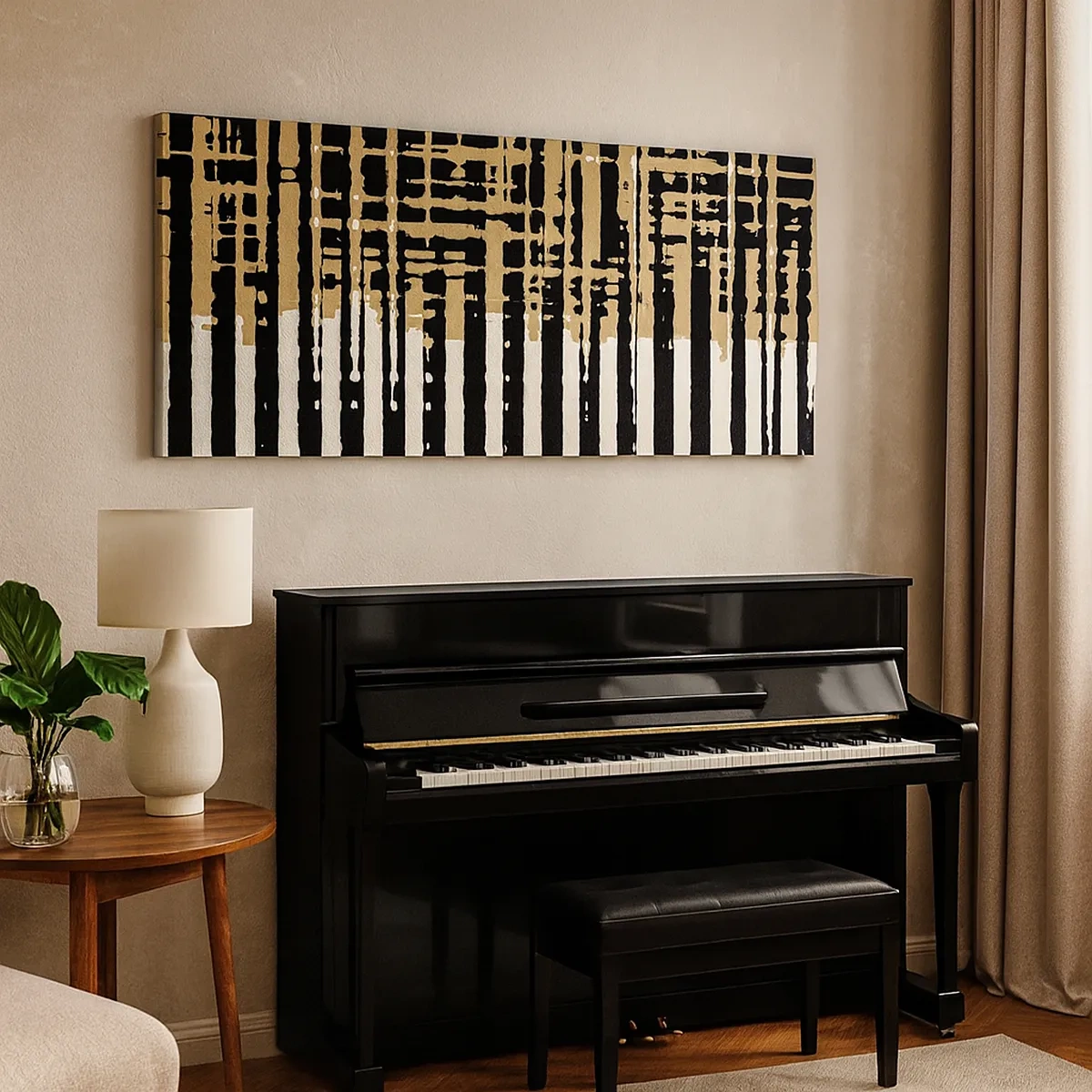 Vászonkép - Építészeti absztrakció - 30x30 cm