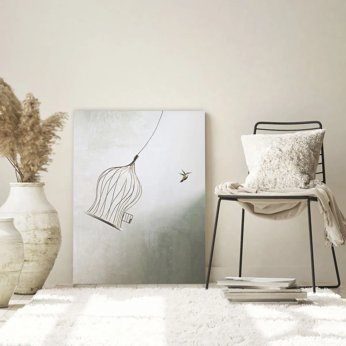 Üveg kép - Az elememen - 50x70 cm