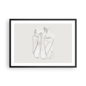 Poszter fehér keretben - Várva-várt pillanat - 70x50 cm