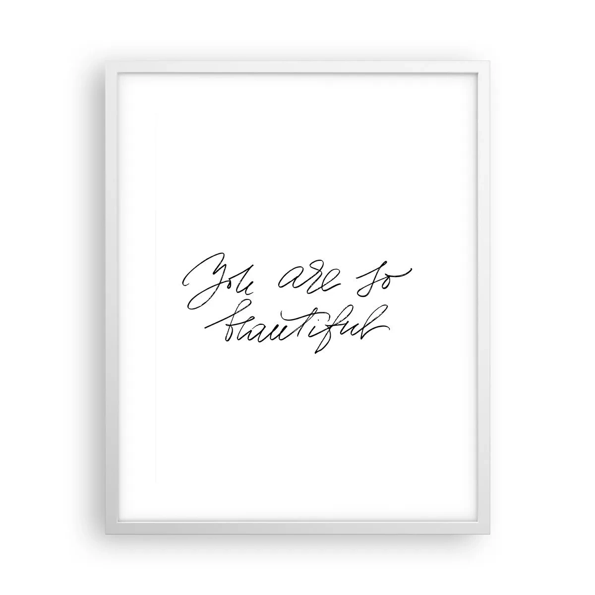 Poszter fekete keretben - Tényleg, hidd el... - 40x50 cm