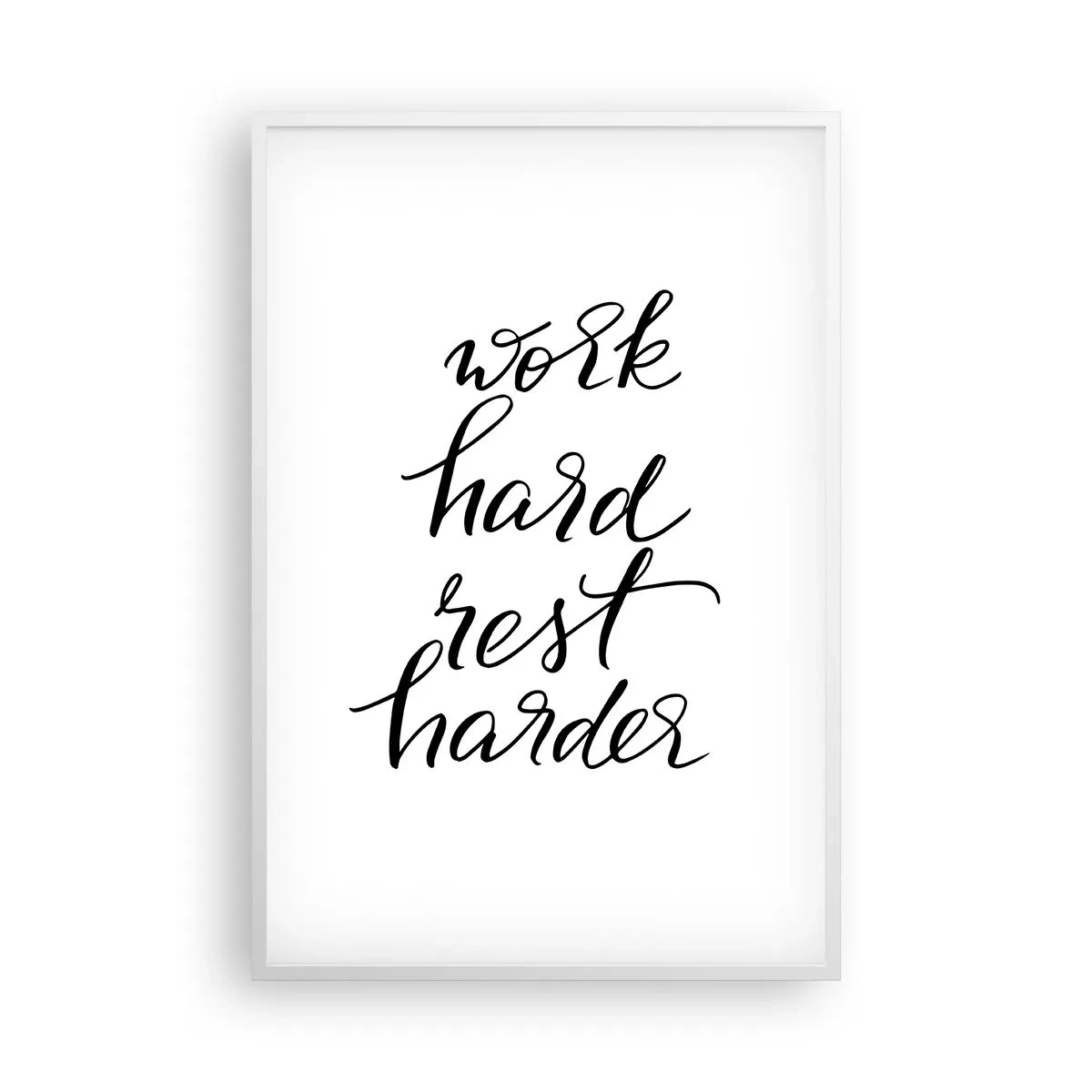 Poszter fekete keretben - Élet egyensúly - 61x91 cm