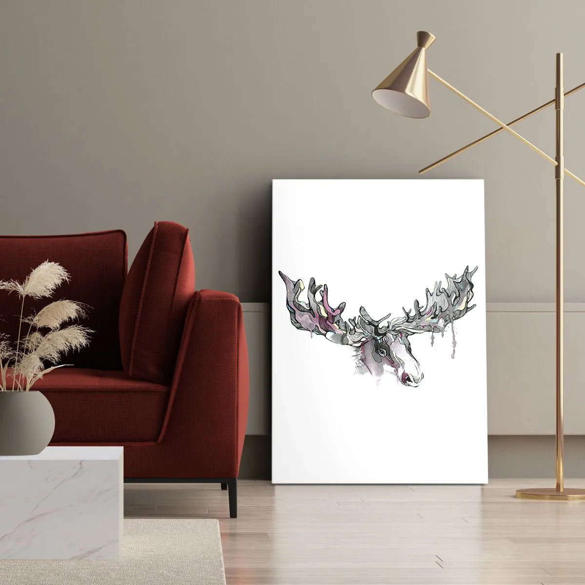 Vászonkép - Az erdei király koronája - 45x80 cm