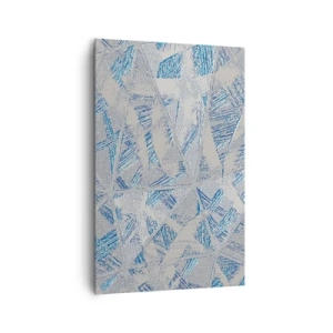 Vászonkép - A szürkéskék labirintusban - 80x120 cm