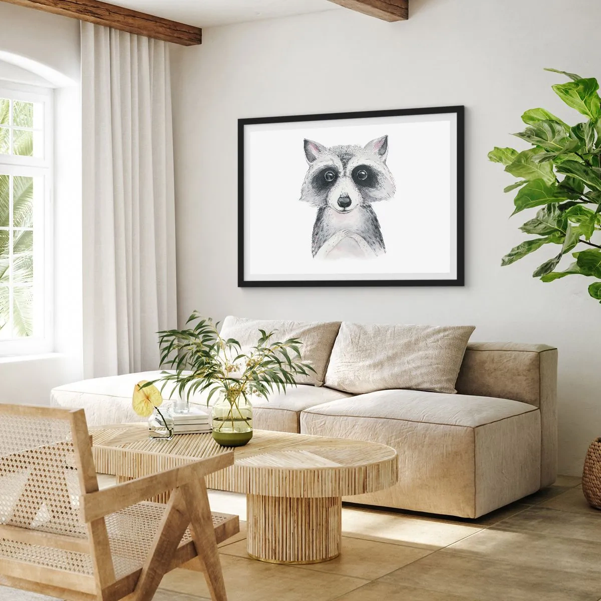 Poszter fehér keretben - Egy pillanat meghatottságra  - 91x61 cm