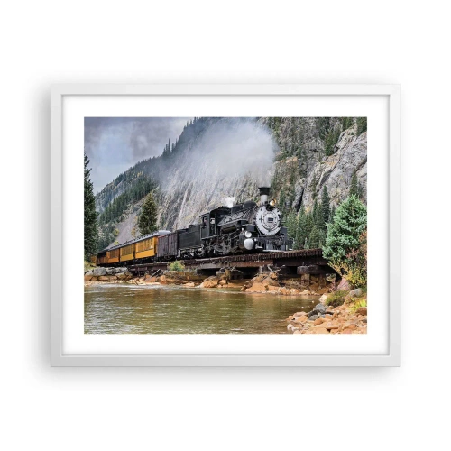 Poszter fekete keretben - Hova? Hova? - 50x40 cm