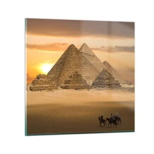 Üveg kép - Évezredek óta nincs változás - 30x30 cm