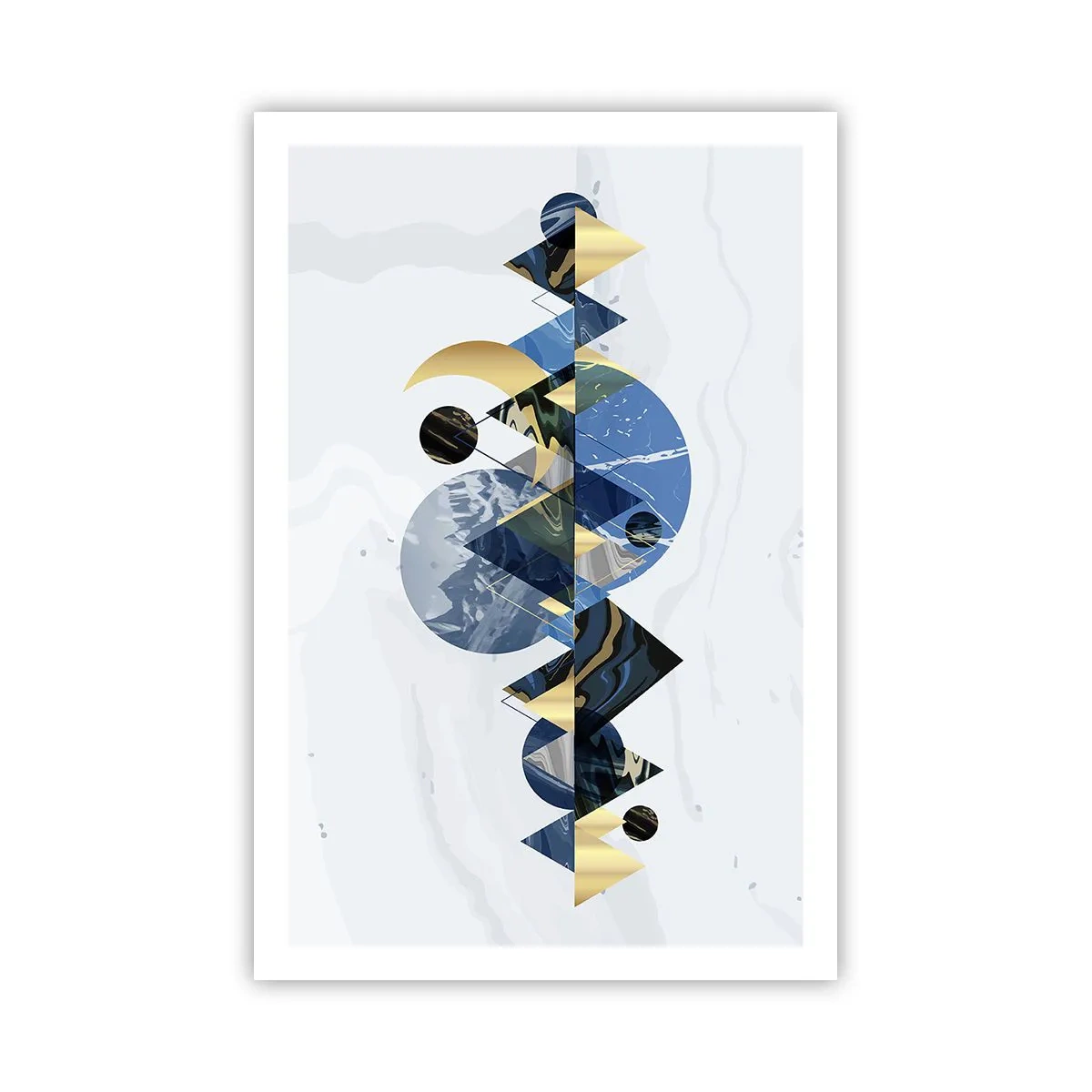 Poszter - Geometriai táj - 61x91 cm