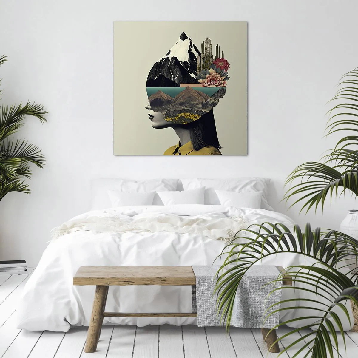 Vászonkép - Nő - mindig rejtély - 50x50 cm