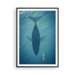 Poszter fehér keretben - Találkozás az óceánon - 70x100 cm