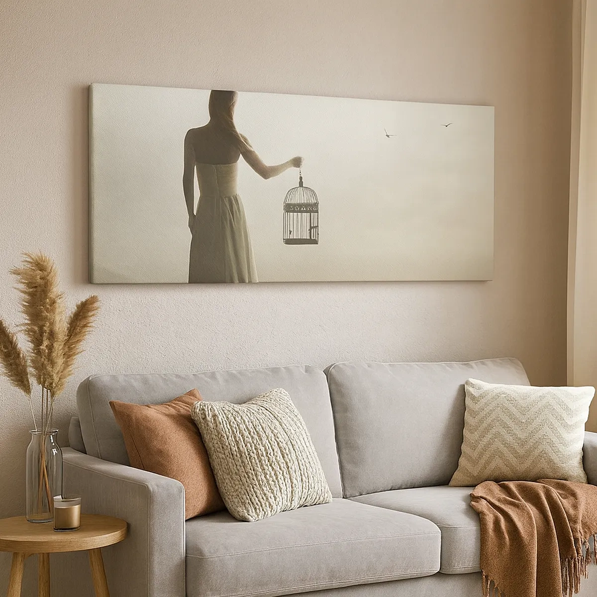 Vászonkép - Légy szabad - 30x30 cm