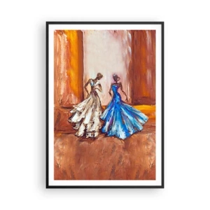 Poszter fehér keretben - Hálás páros - 70x100 cm