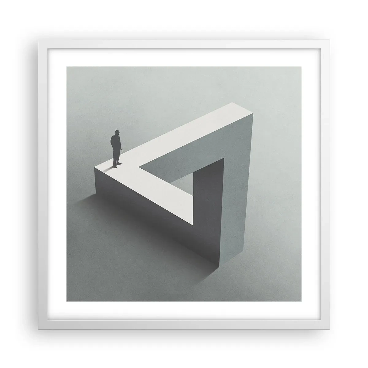 Poszter fekete keretben - És mégis lehetséges - 50x50 cm